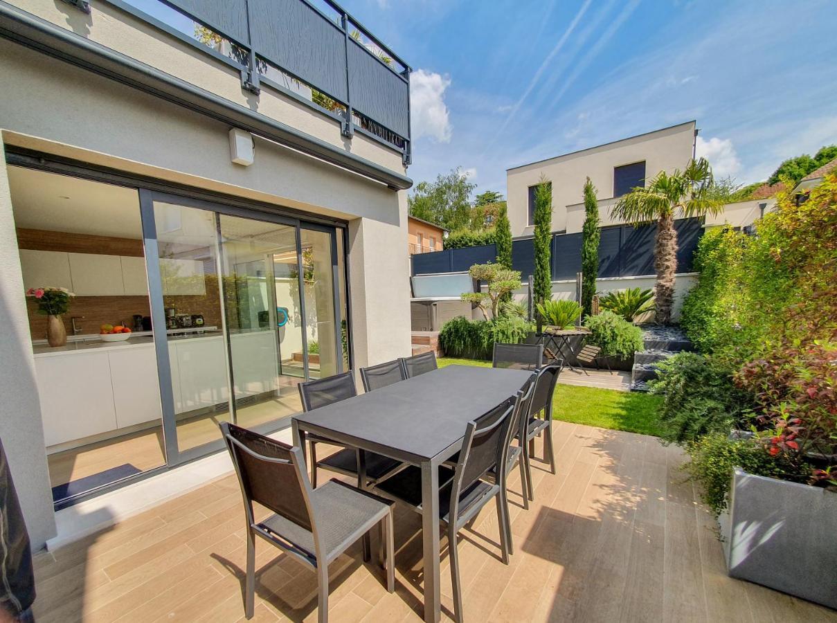 Exigehome - Chambre D'Hote Avec Jacuzzi Et Jardin Paysage, Partage Orgeval  Exteriér fotografie